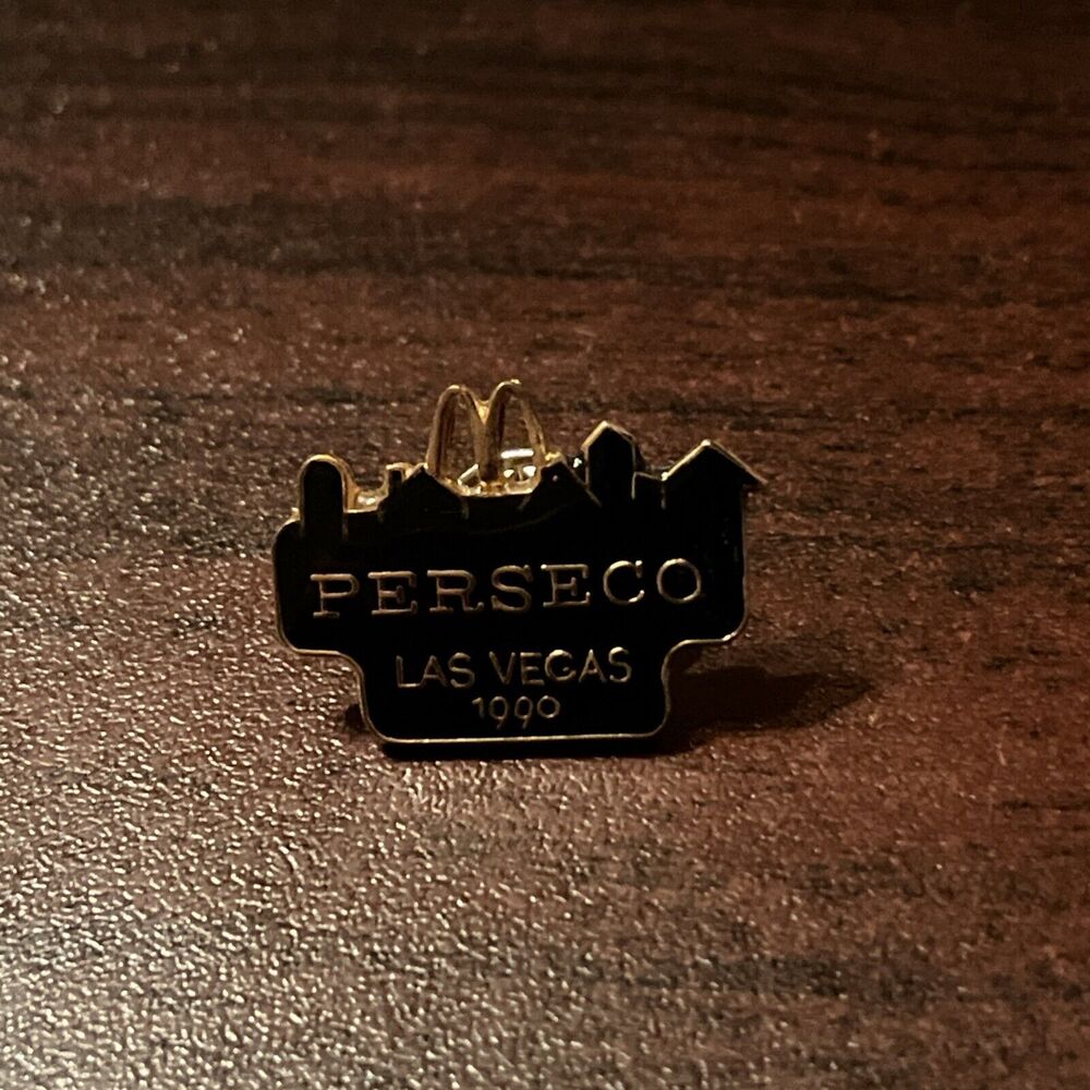 McDonald’s‎ Perseco Las Vegas 1990 Employee Lapel Hat Pin